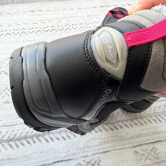 Quechua Kids Snow Boots - Black and Pink - Picture 6 of 7